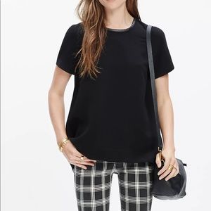 Twenty Montreal Leather Trim shirt